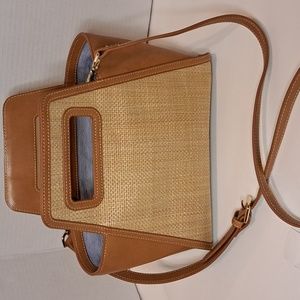 JMcLaughlin- Harmonia Crossbody bag. Two tone tan